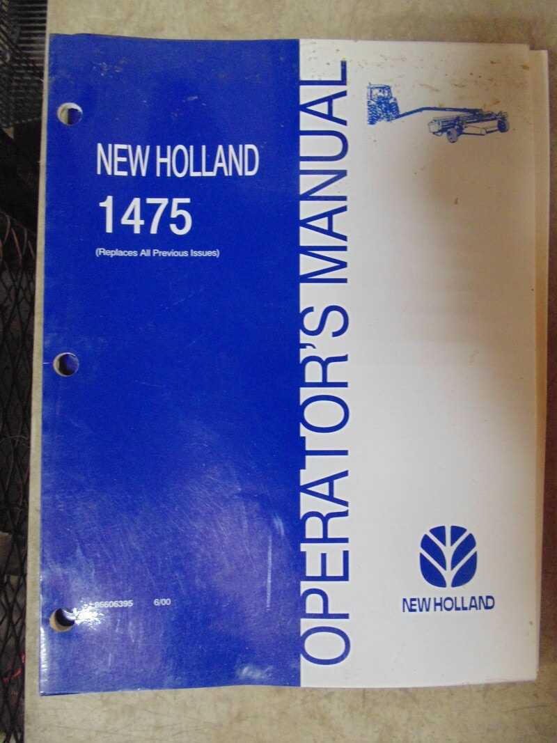 1475 new holland haybine parts diagram