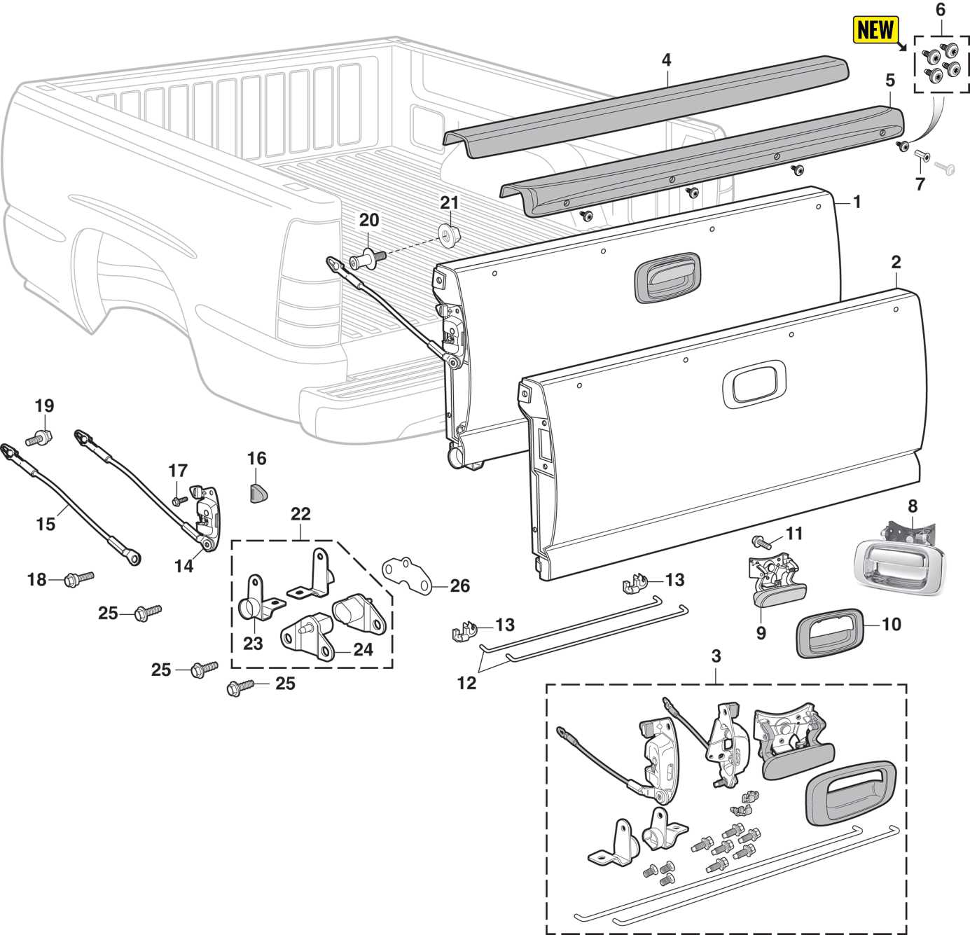 2000 chevy silverado 1500 parts diagram