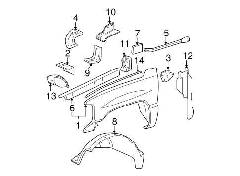 2000 chevy silverado parts diagram