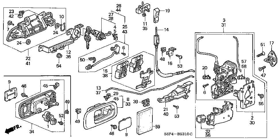 2003 honda civic parts diagram