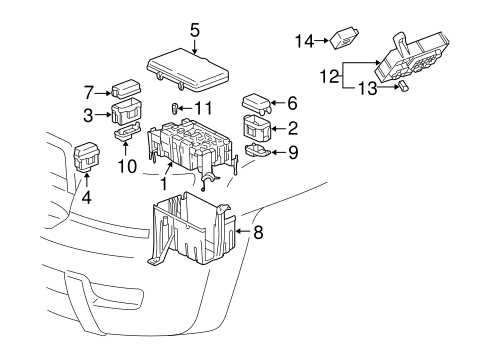 2004 toyota 4runner parts diagram