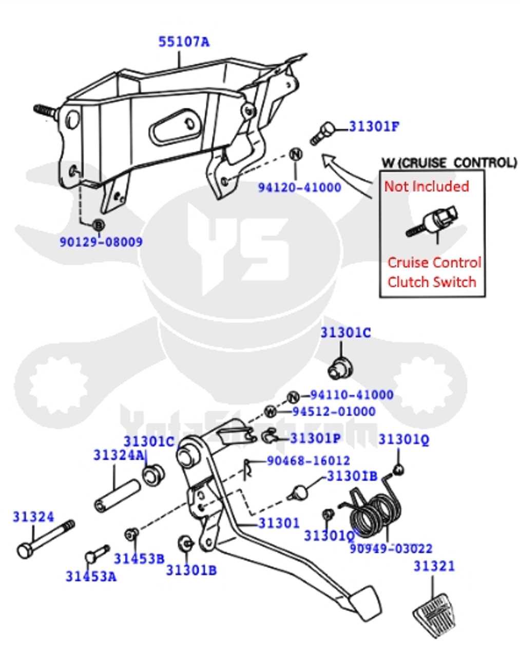 2005 toyota tacoma parts diagram