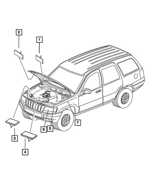 2005 jeep grand cherokee parts diagram