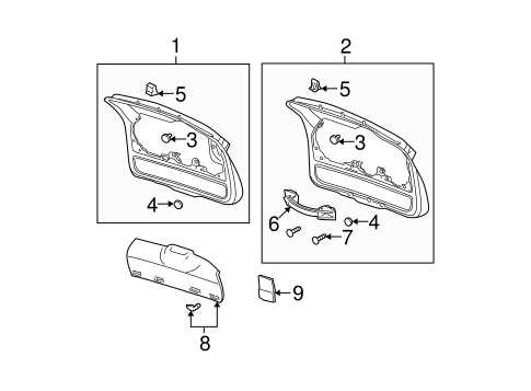 2006 buick rendezvous parts diagram