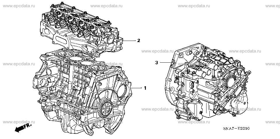 2006 honda civic engine parts diagram