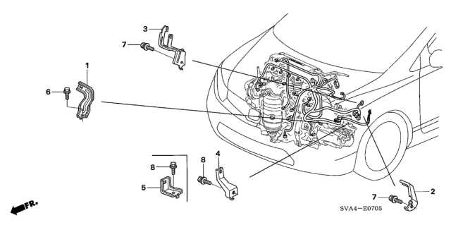 2006 honda civic engine parts diagram