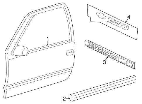 2007 gmc sierra parts diagram