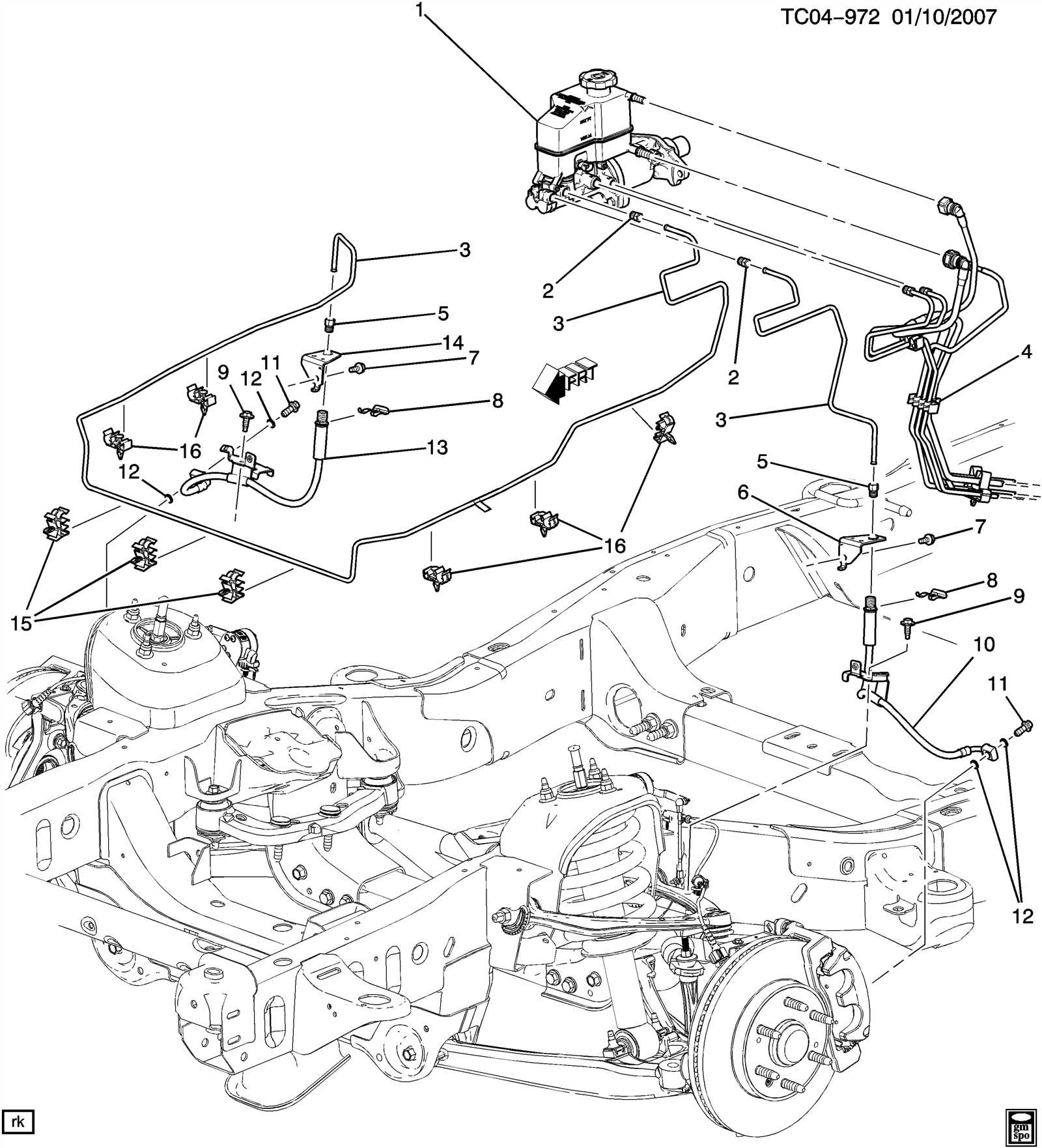 2007 gmc sierra parts diagram