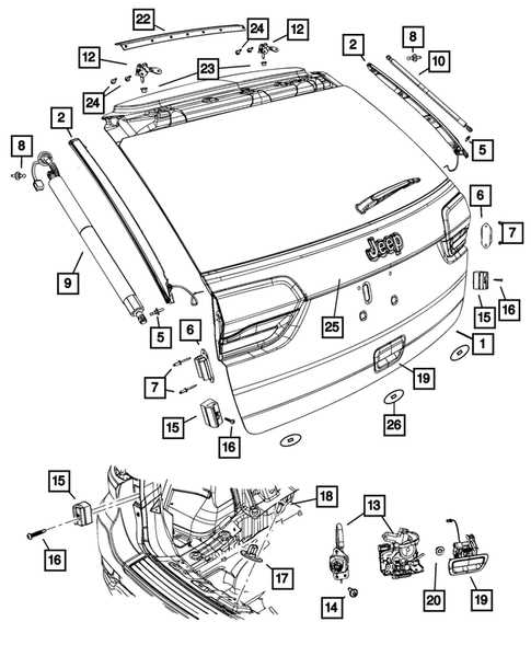 2007 jeep grand cherokee parts diagram