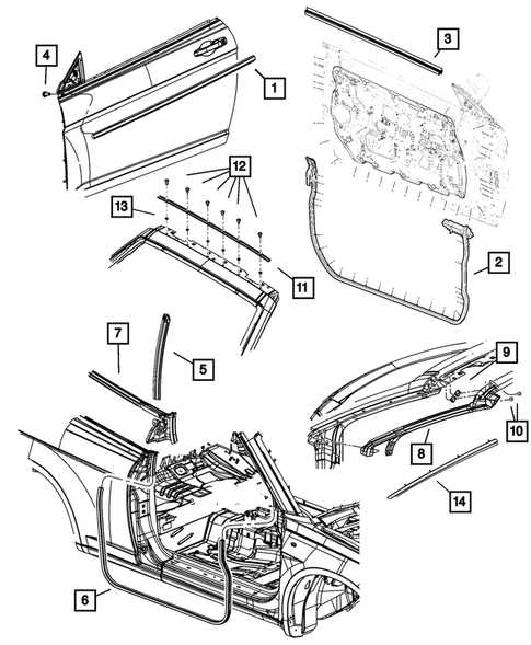 2008 chrysler sebring convertible parts diagram