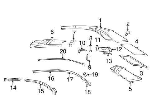 2008 chrysler sebring convertible parts diagram