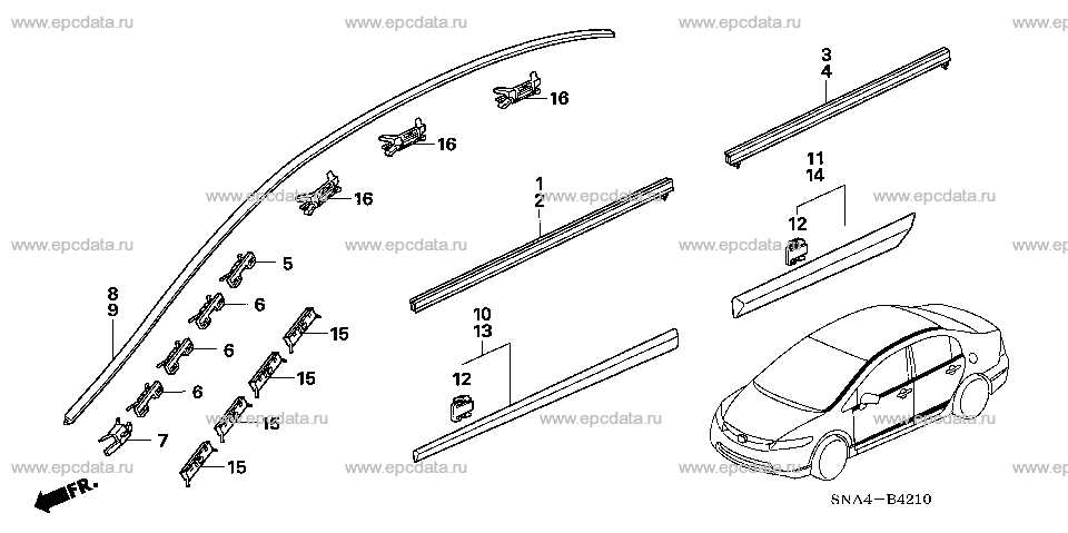 2008 honda civic parts diagram