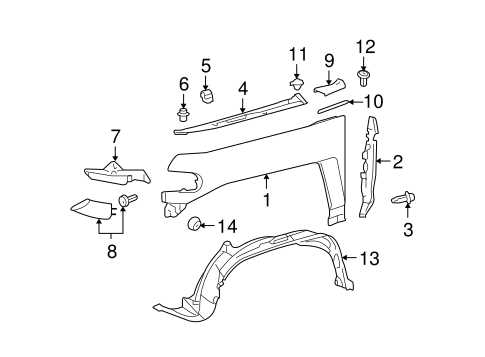 2008 toyota fj cruiser parts diagram