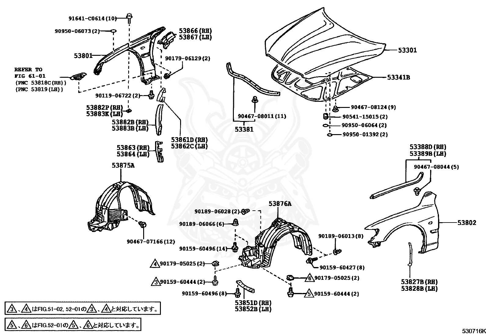 2010 toyota prius body parts diagram