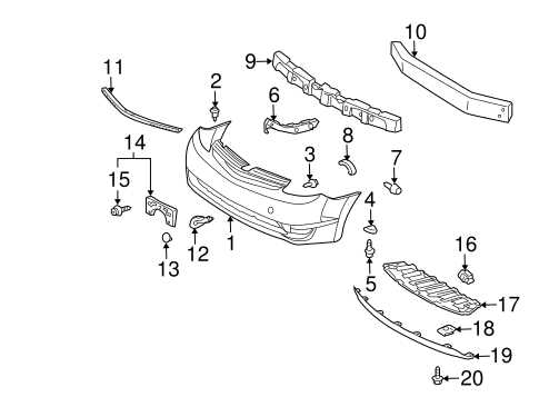 2010 toyota prius body parts diagram