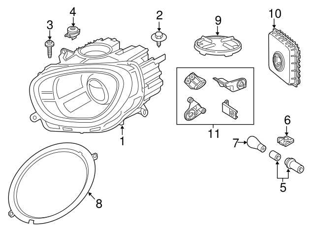 2011 mini cooper parts diagram