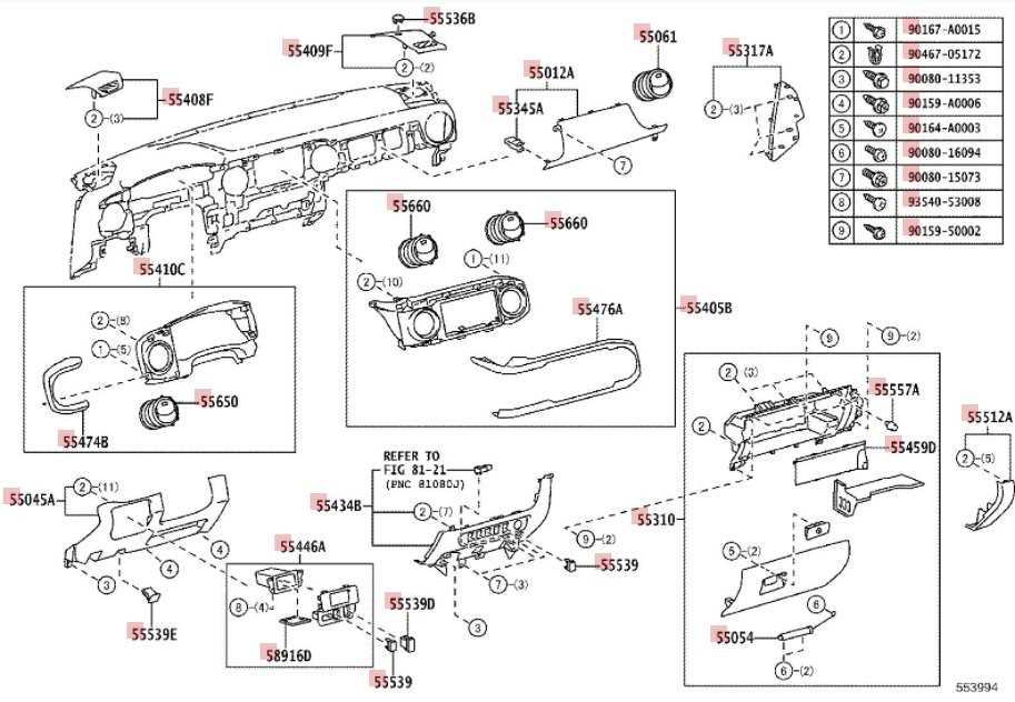 2011 toyota tacoma parts diagram