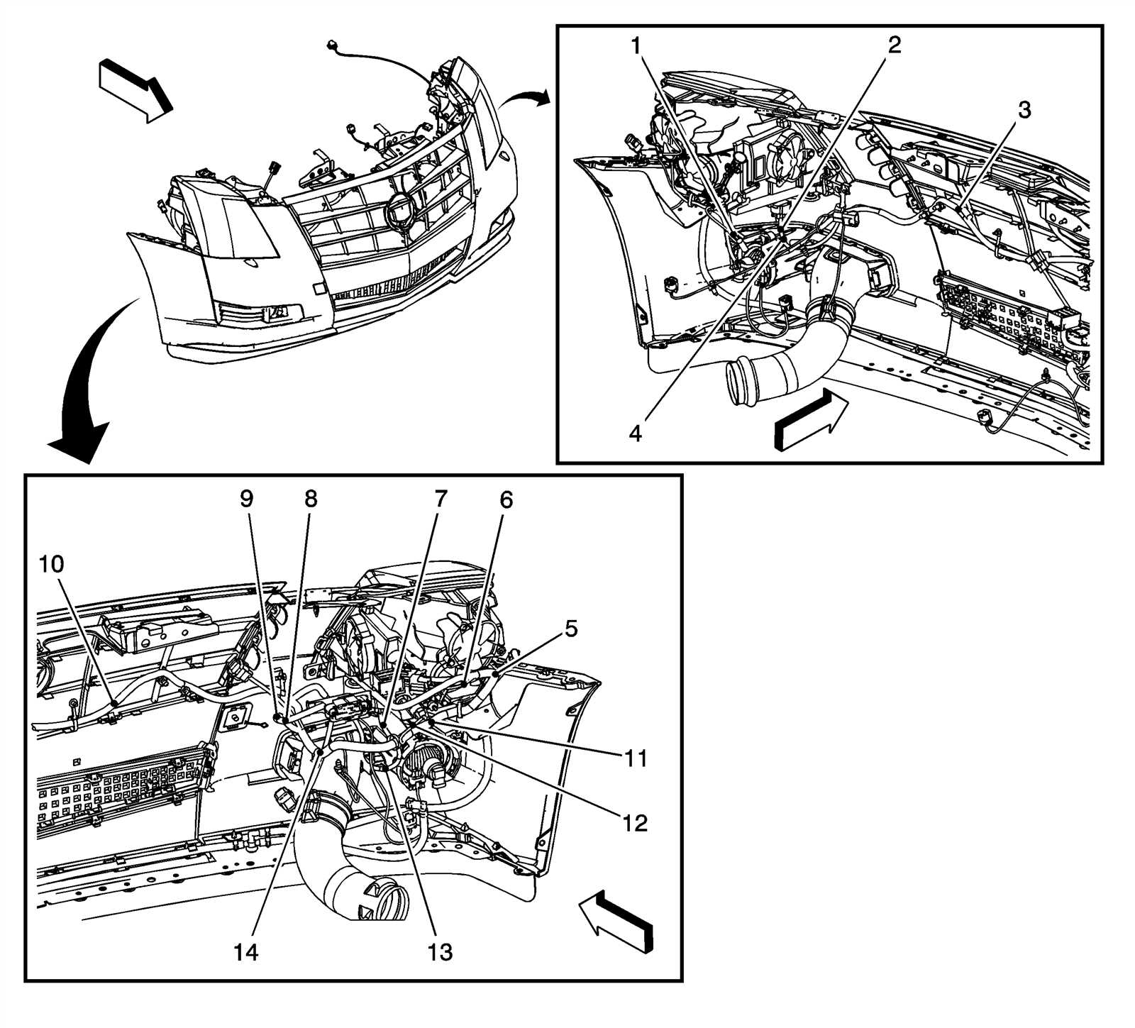 2012 cadillac cts parts diagram