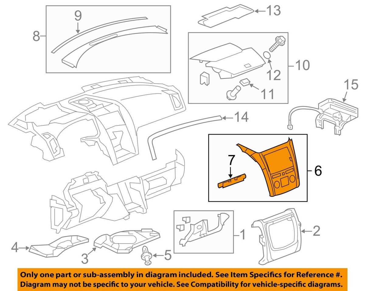 2012 chevy traverse parts diagram