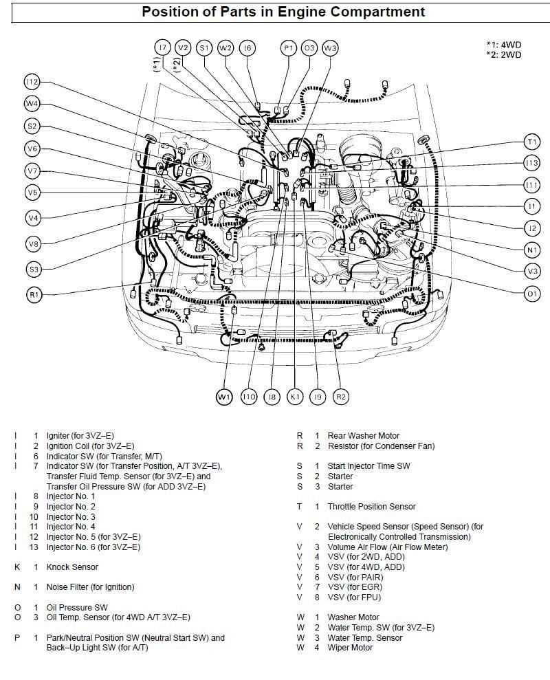 2012 toyota 4runner parts diagram