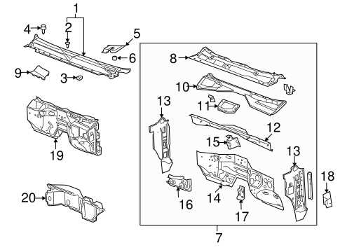 2013 gmc sierra parts diagram