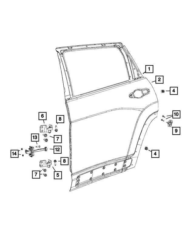 2014 jeep cherokee parts diagram