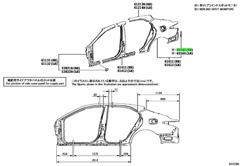 2014 toyota camry body parts diagram