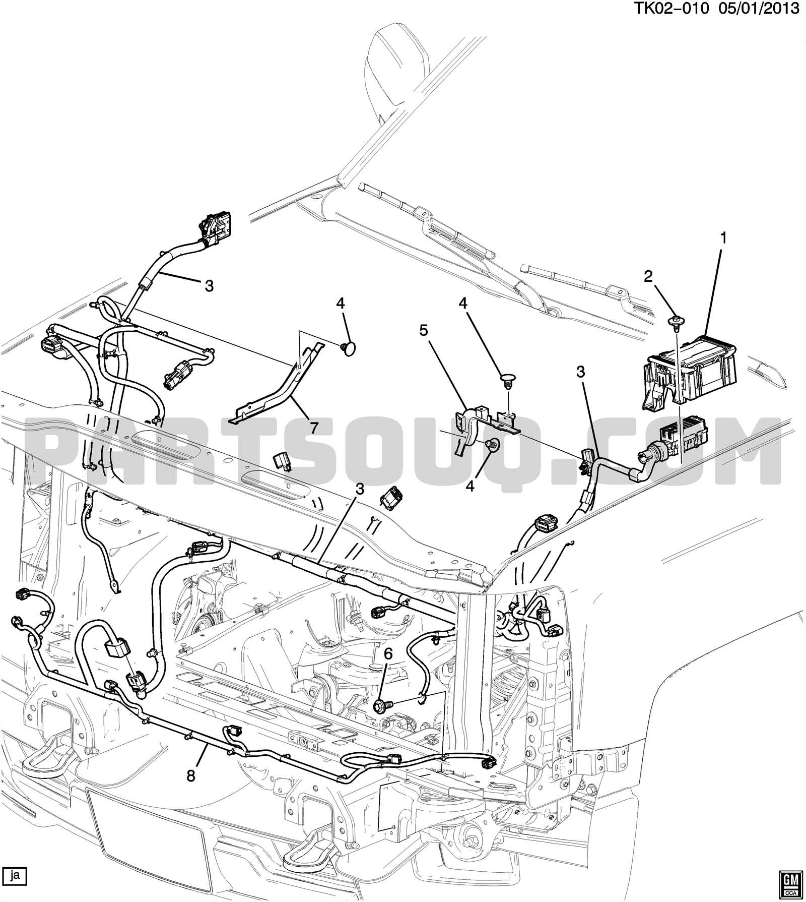 2014 chevy silverado parts diagram