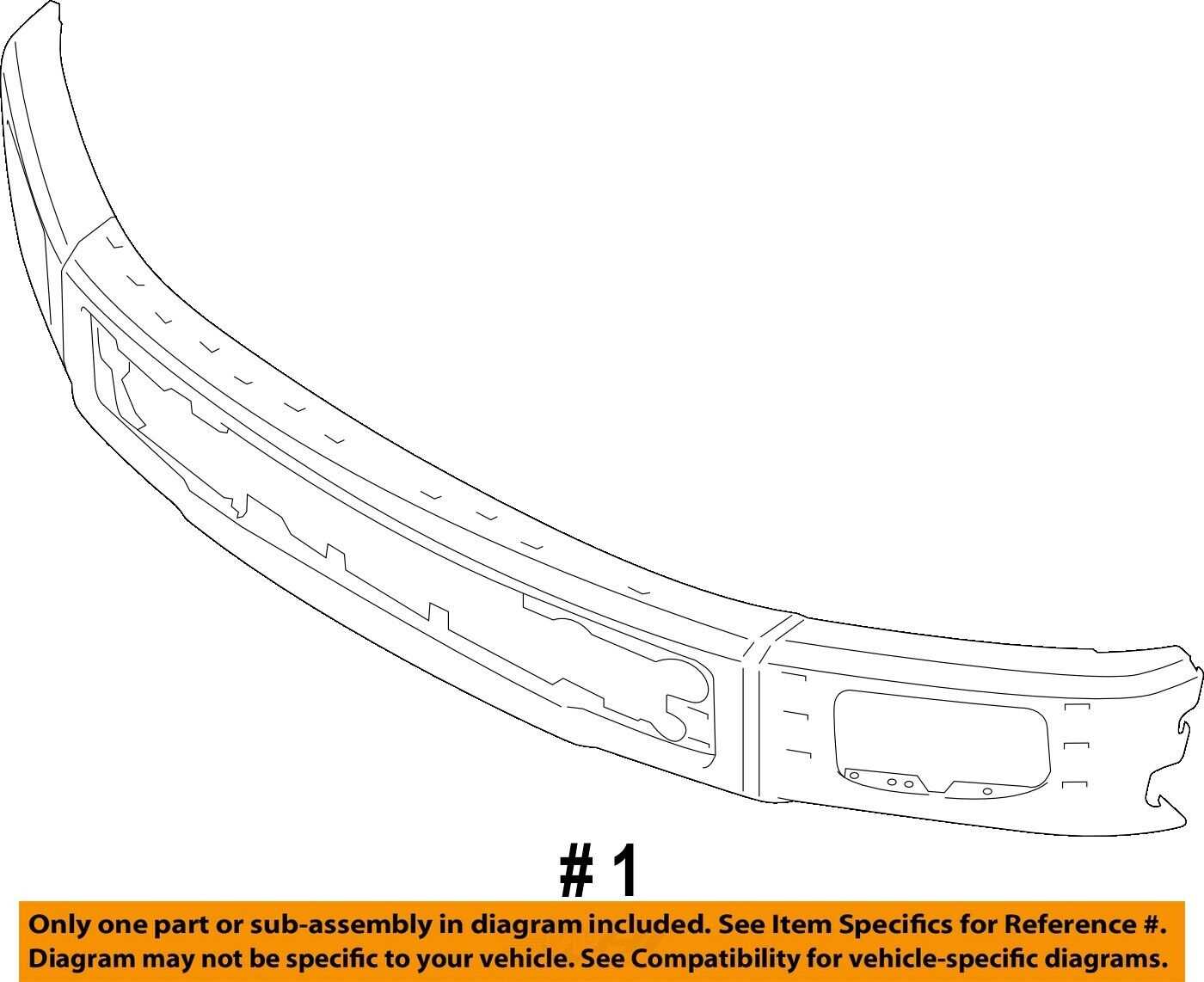 2015 ford f150 front bumper parts diagram