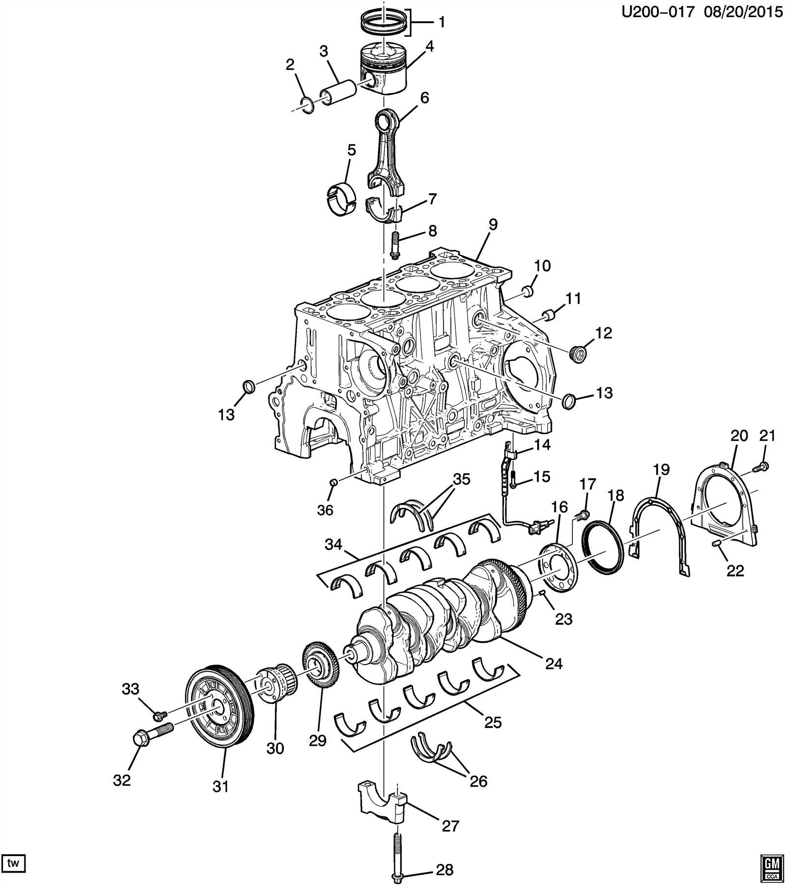 2016 chevy colorado parts diagram