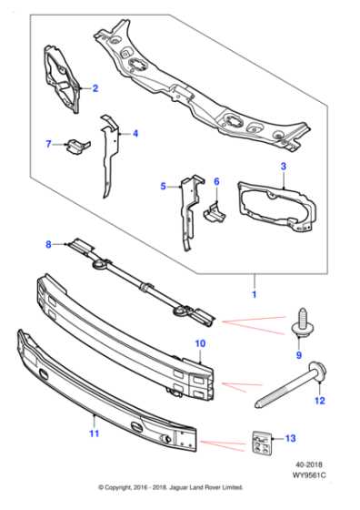 2016 ford f150 front bumper parts diagram