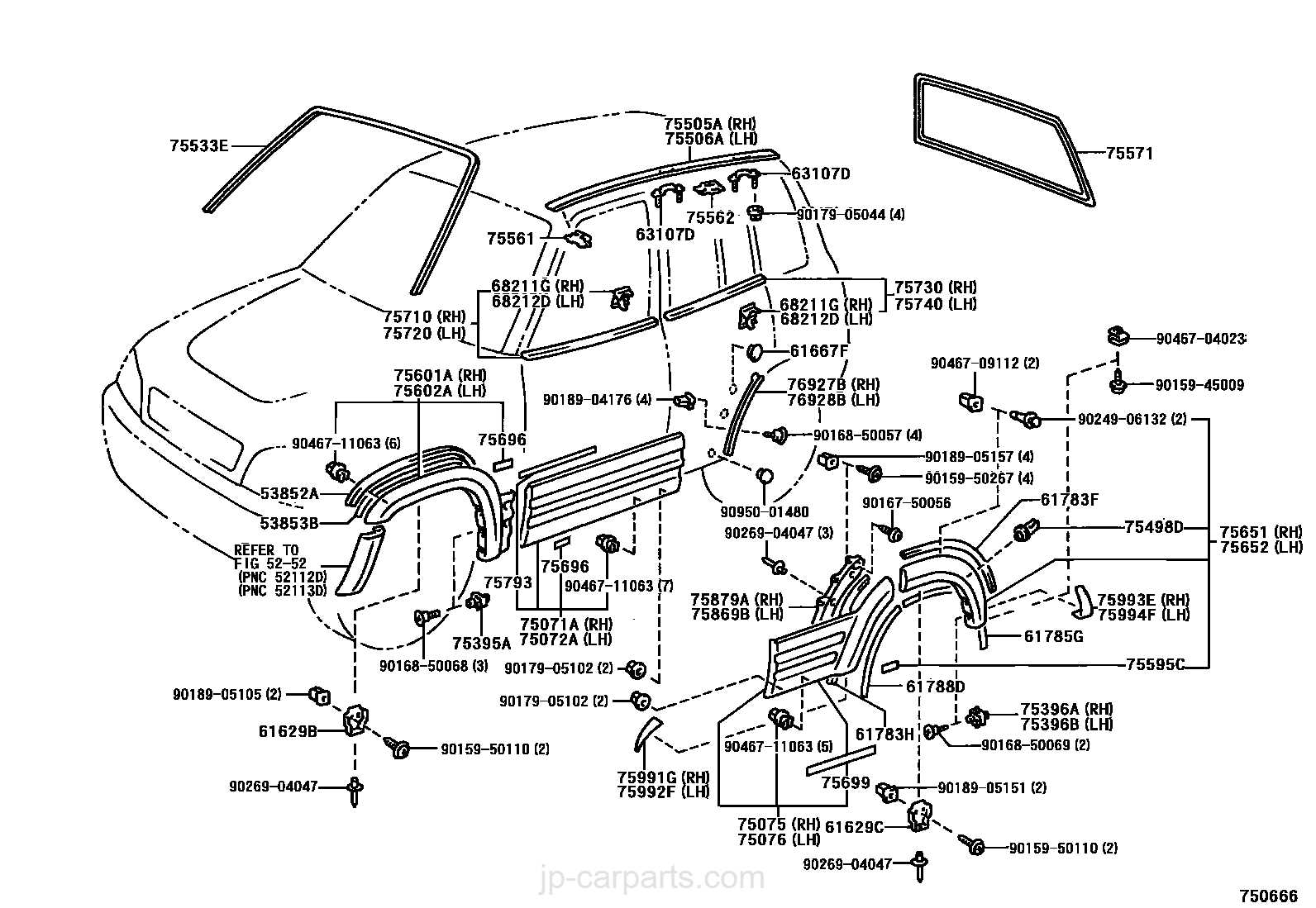 2016 toyota rav4 body parts diagram