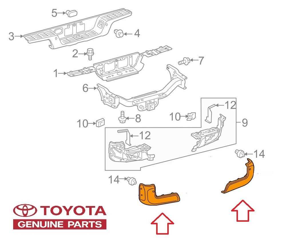 2016 toyota tacoma parts diagram