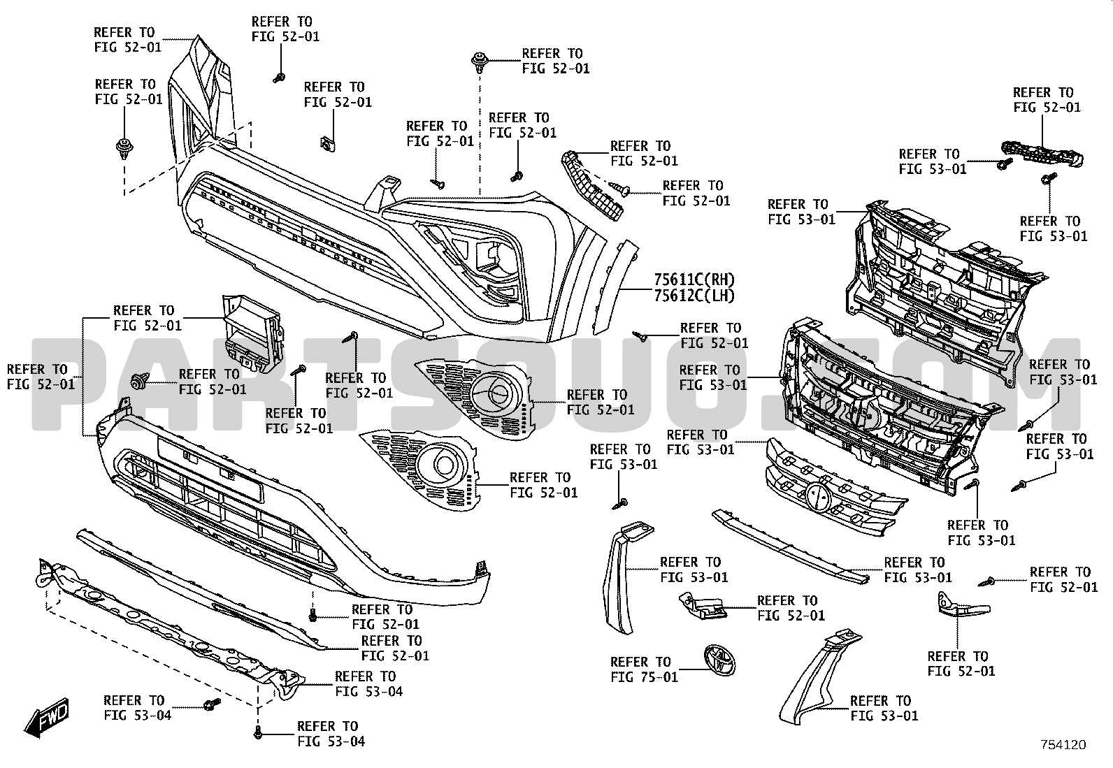 2017 toyota rav4 body parts diagram