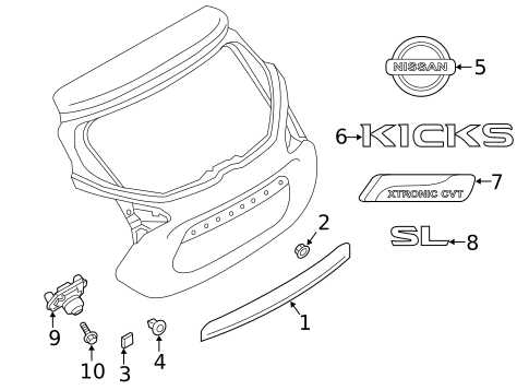 2018 nissan rogue parts diagram