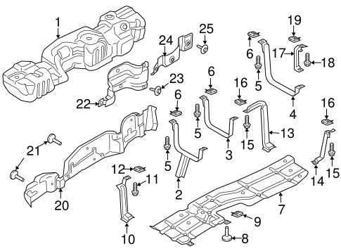 2019 ford f350 tailgate parts diagram