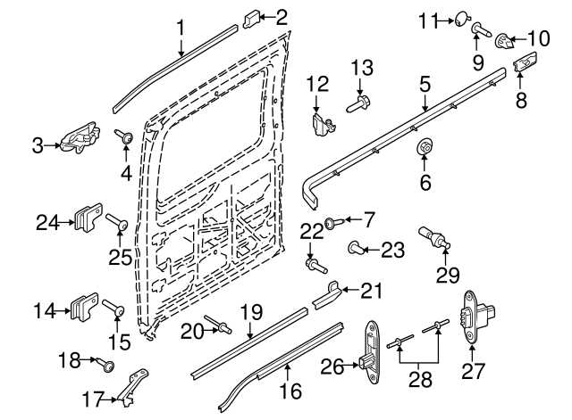 2019 ford transit parts diagram