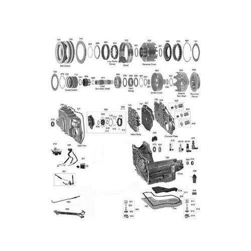 4t45e transmission parts diagram