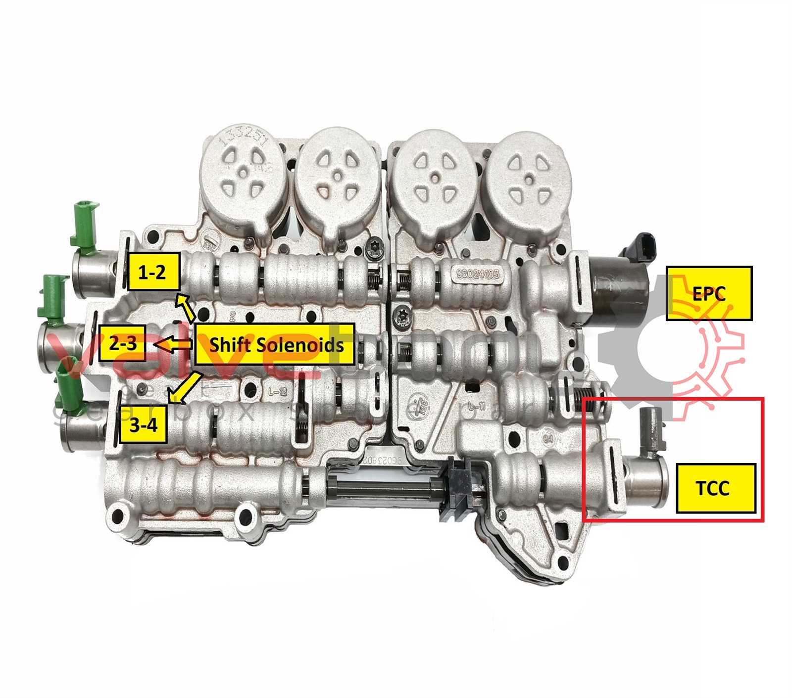 4t45e transmission parts diagram