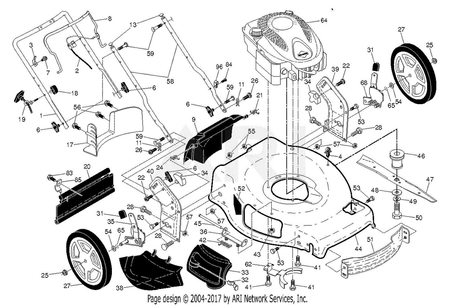 675exi parts diagram