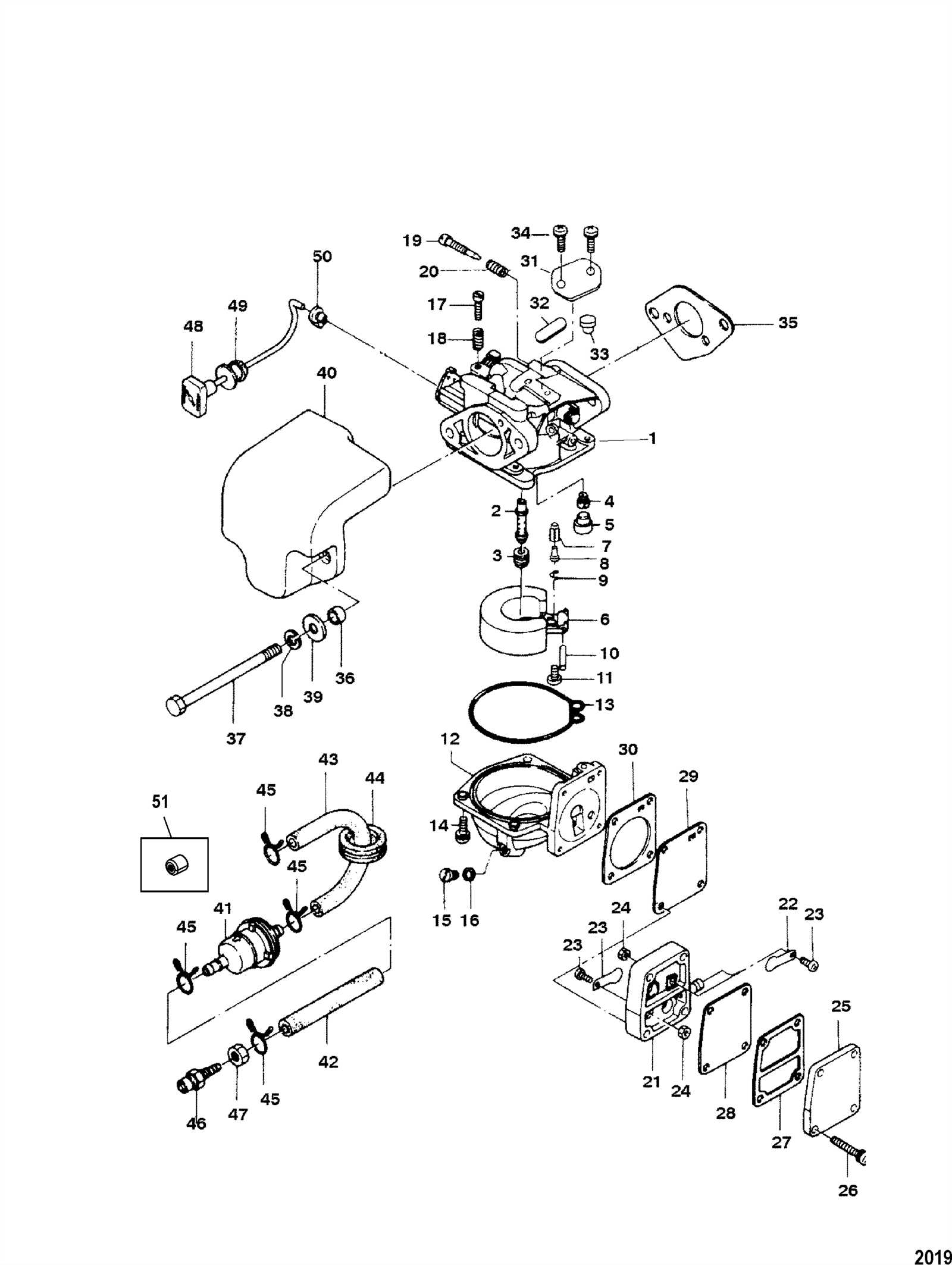 9.8 hp mercury outboard parts diagram