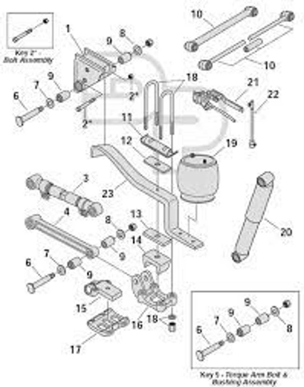 air suspension parts diagram