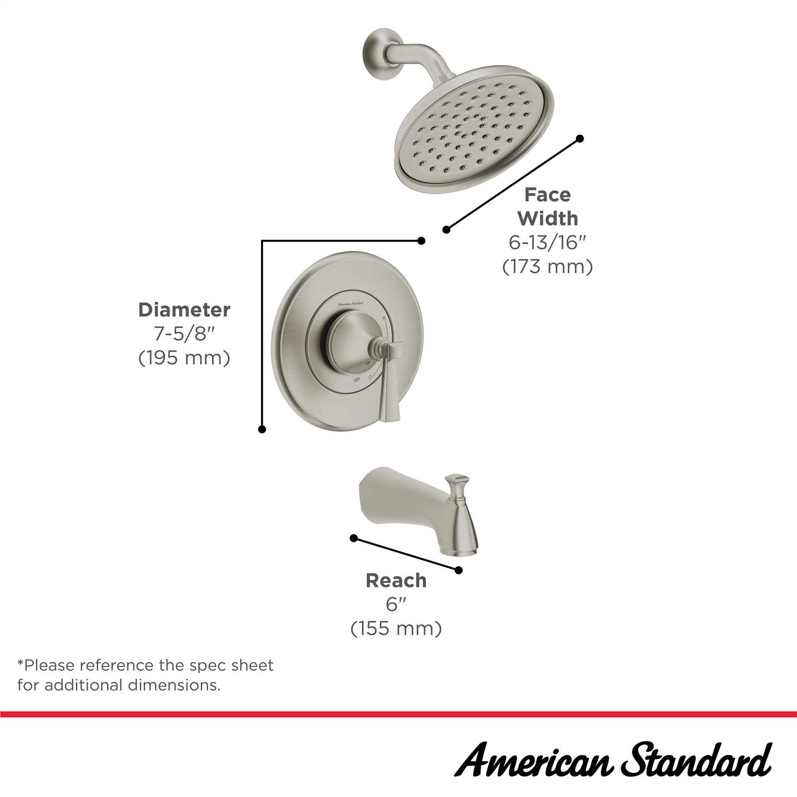 american standard shower parts diagram