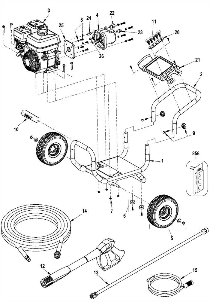 be pressure washer parts diagram