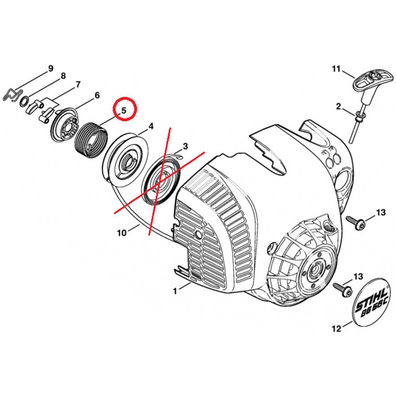 bg 55 parts diagram