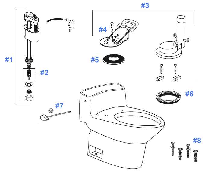 bidet parts diagram