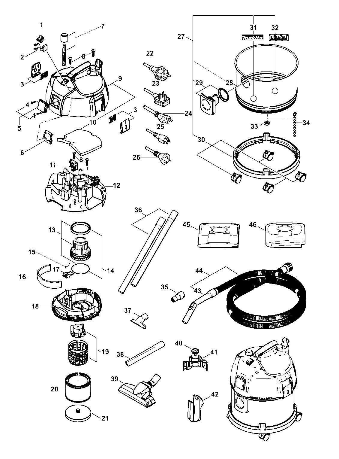 bissell big green parts diagram