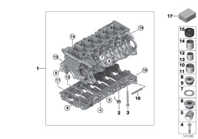 bmw engine parts diagram