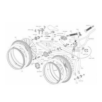 bmx bike parts diagram