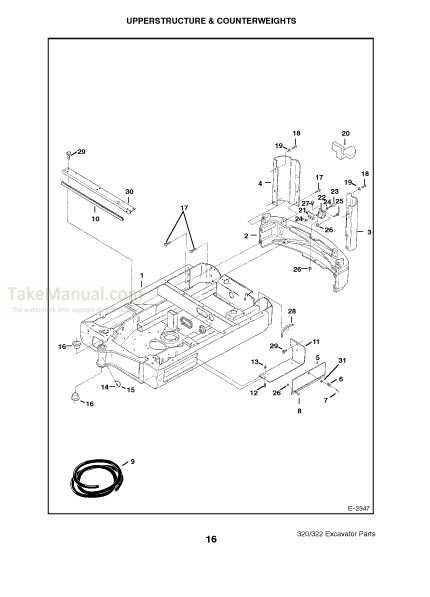 bobcat excavator parts diagram